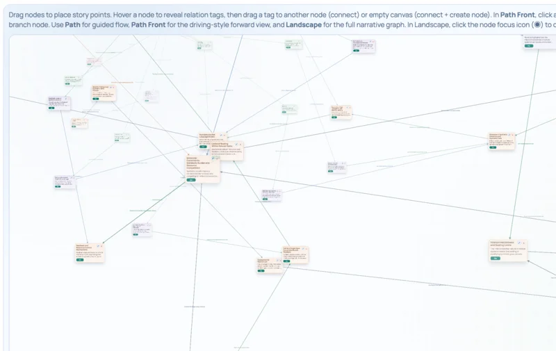 Narrative Mapper module screenshot